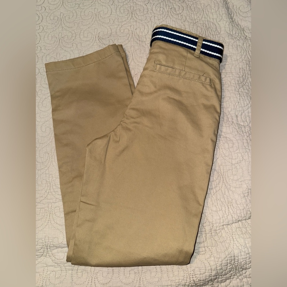 Gymboree‎ Khaki Chinos with Navy Stripe